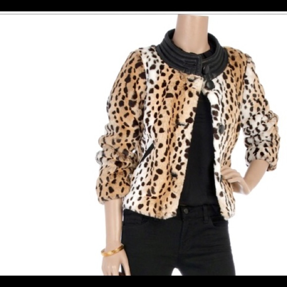 See By Chloe Animal Print Blazer